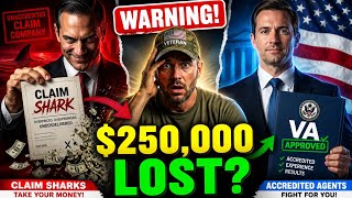 VA Benefits EXPOSED: Accredited Agents vs Claim Sharks — Who’s Stealing Veterans’ Money?
