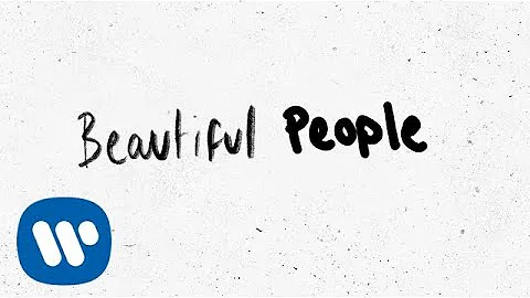 Ed Sheeran - Beautiful People (feat. Khalid) [Official Lyric Video]