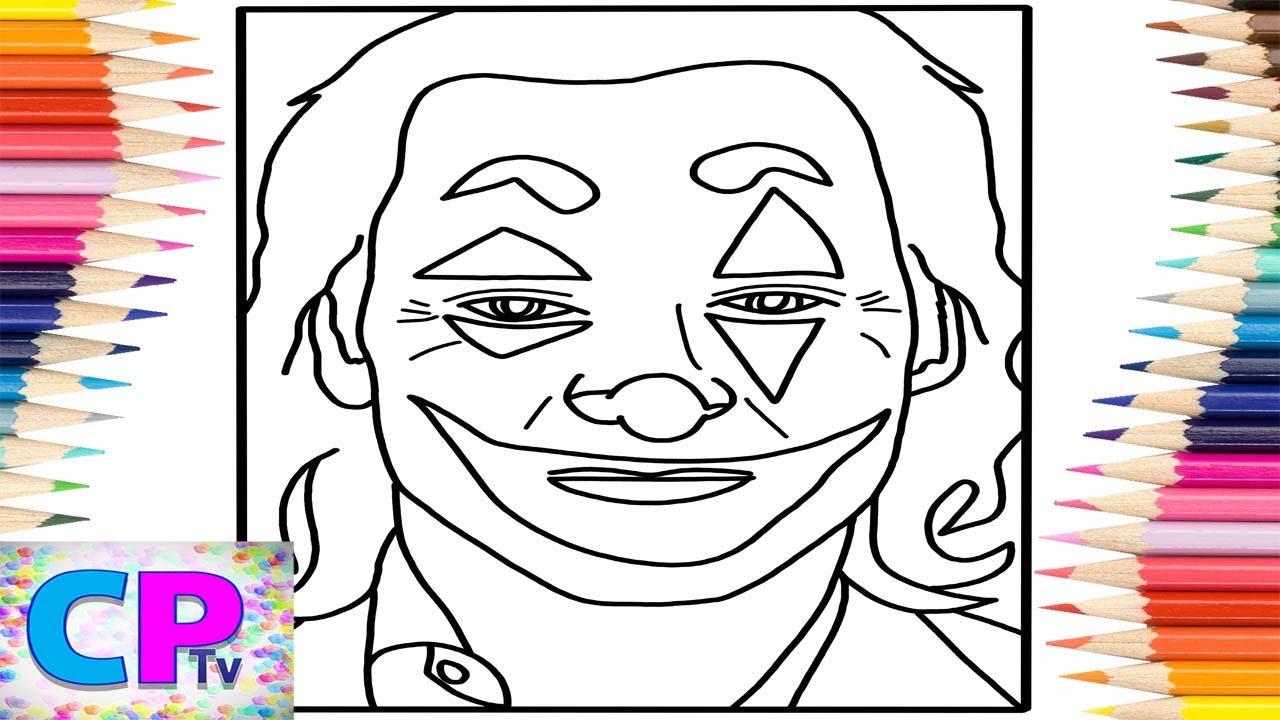 Joker Coloring Pages/Portrait of Joker/Cartoon - On & On (feat. Daniel Levi) [NCS Release]