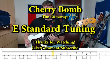 Cherry Bomb - The Runaways (Bass Cover with Tabs)