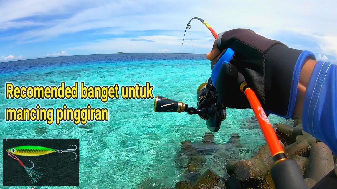 MICRO JIG 10 GR VS BLUEFIN TREVALLY || Spot dangkal penghuni ikan berkelas || ULTRALIGHT JIGGING