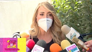 Andrea Legarreta se llevó un gran susto al enterarse del asalto a Erik Rubín y su hija.|Ventaneando