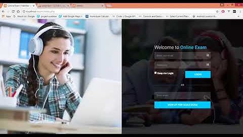 Online Exam System (PHP OOP, ajax, jQuery) – Overview