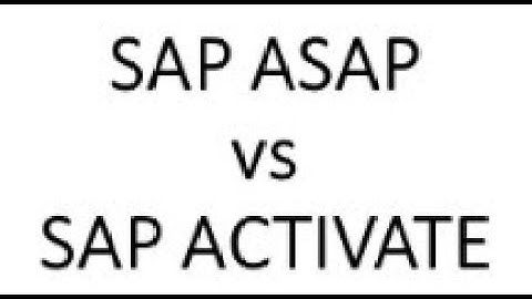 ASAP vs Activate Methodology