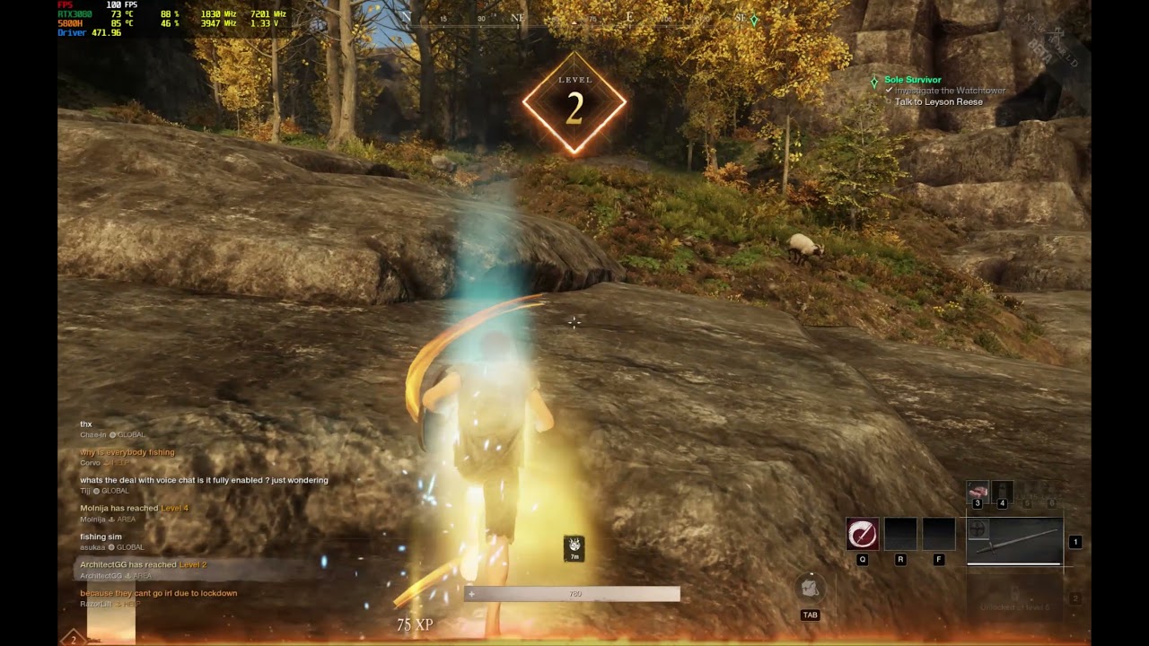 New World Open Beta FPS Test (High/Very High) | Lenovo Legion 7 | Ryzen 5800H + RTX 3080 165W