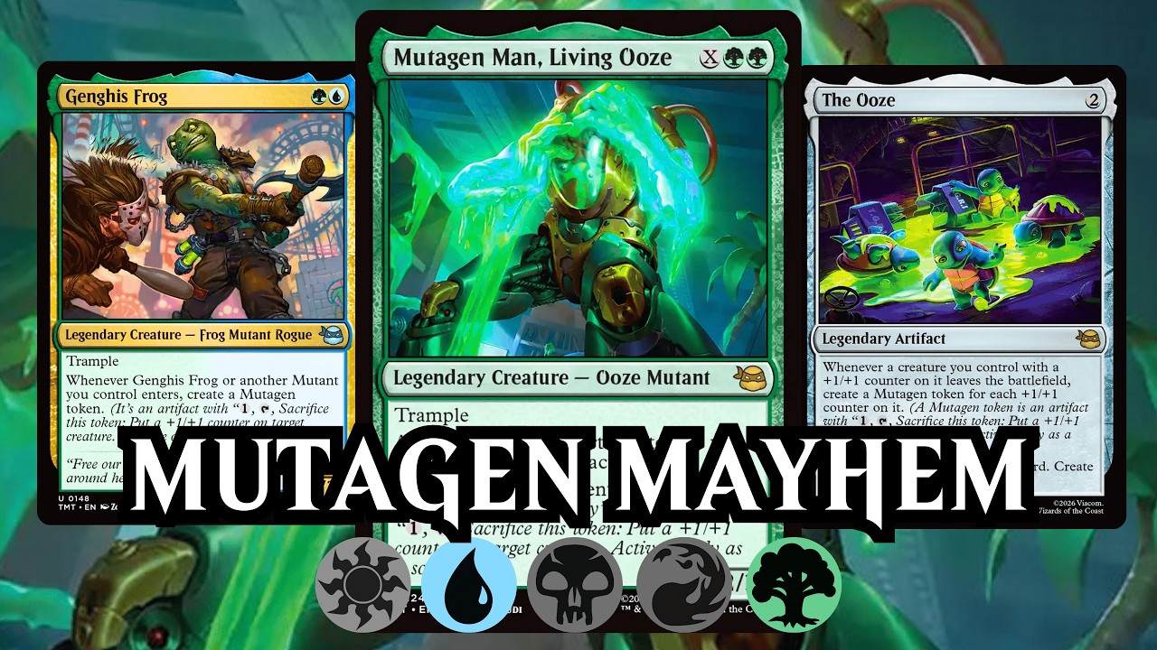 Mutagen Make Makes FREE Creature Bonuses! | MTG Arena Simic TMNT