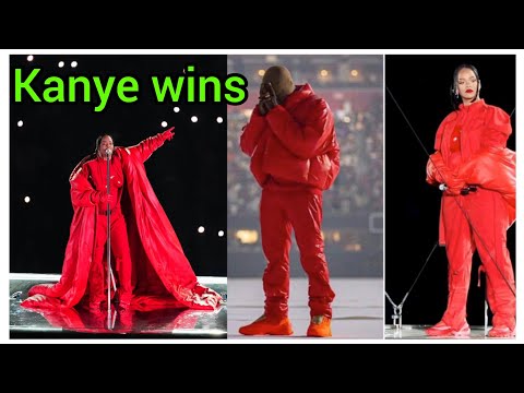 Kim shocked as Rihanna sets Kanye West on stage during the Apple Music Super Bowl LVII Halftime Show