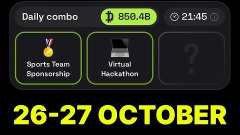 Dropee Daily Combo 26 & 27 October | Dropee Daily Combo  Today | Today Dropee Combo Card |