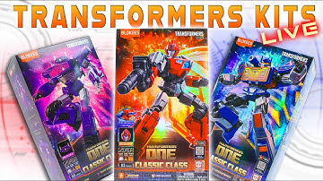 Blokees TRANSFORMERS ONE Classic Class Shockwave, Soundwave & Ironhide LIVE BUILD