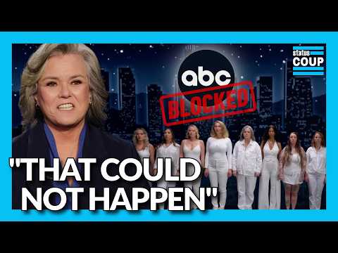 ABC BLOCKED Rosie O'Donnell Epstein Survivors Segment on Jimmy Kimmel
