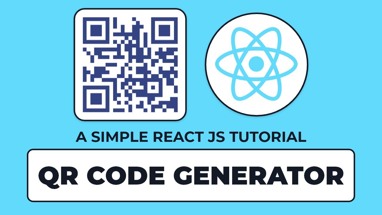 Build a QR Code Generator using React JS | Easy JS Project - YouTube