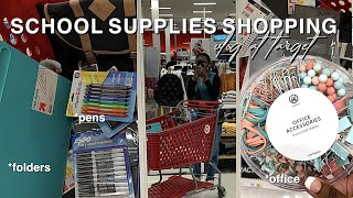 Back To School Supplies Shopping Vlog at Target! | Senior Year 2022