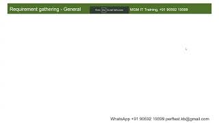 PerformanceTesting-April11-Requirement gathering, General, Architectural & Business Requirements