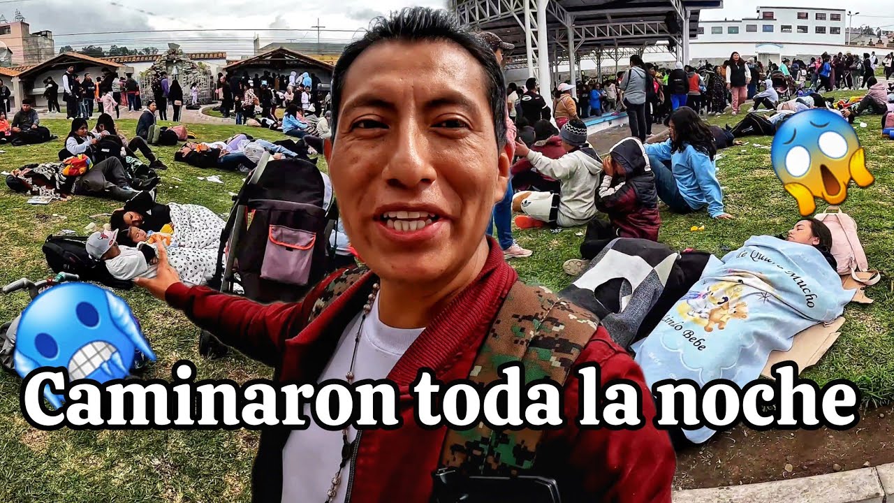 Caminaron toda la noche… así se recuperan los devotos de la virgen del Quinche Viajero Ecuador 
