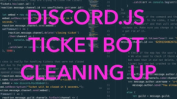 Discord.JS Ticket Report System - Fixing up Bugs & Finale