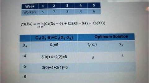 Dynamic Programming: The Work-Force Size Model