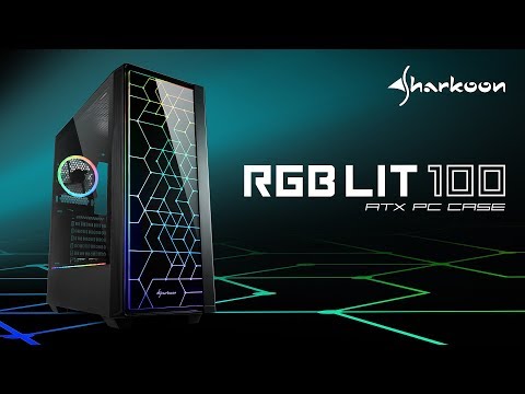 The RGB LIT 100 is an ATX midi tower that not only offers effective lighting, but also directs RGB into expressive paths: In and around the elegant viewing w...