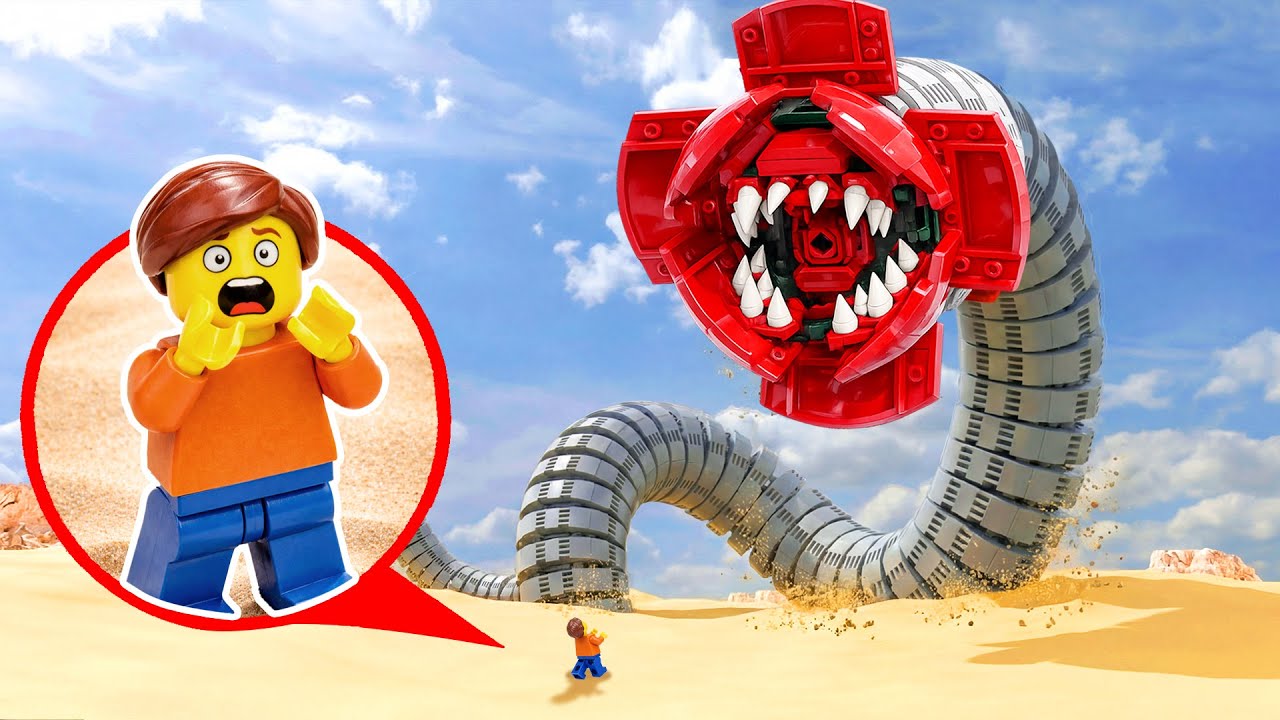 LEGO Sandworm: DIY but Using Real-Life Materials! | RM Bricks Channel