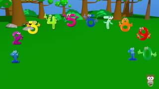 Sayılar 1 Den 10 A Kadar Türkçe Sayılar 3D Animasyonlu Çocuk Şarkıları Mini Baykuş