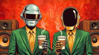 ☕ Daft Punk Espresso Groove Lounge | Chill Disco, Synthwave, Electronic Funk, Neo Soul Playlist