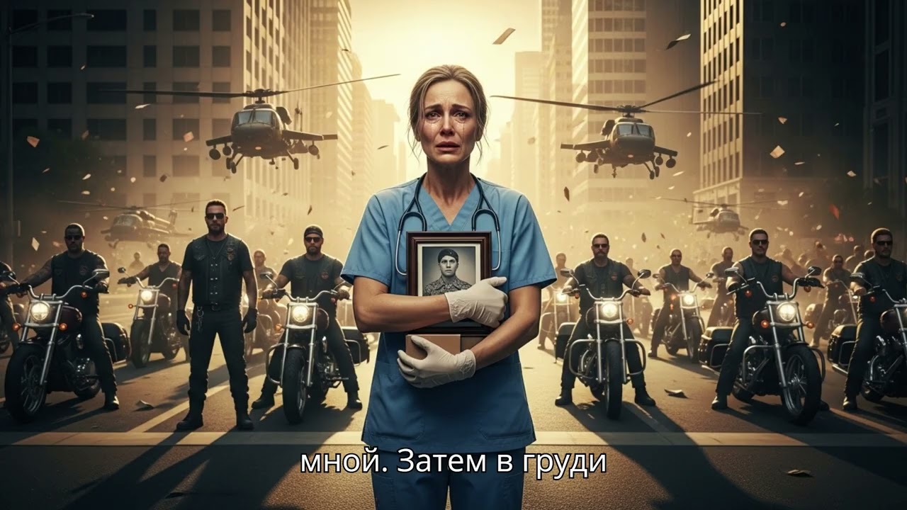 Медсестру уволили за спасение морпеха — байкеры Hells Angels и вертолёты сопроводили её домой