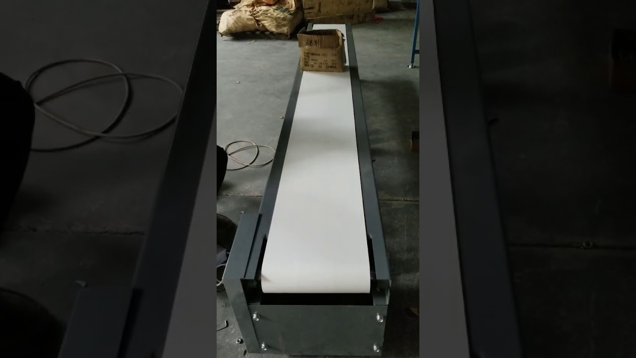 White PU food grade belt convyeor