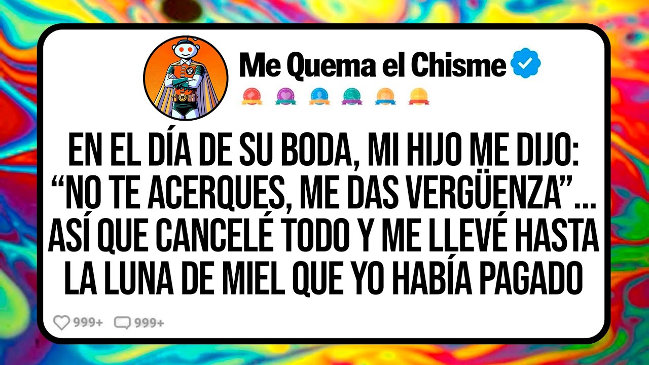 En El Día de Su Boda, Mi Hijo Me Dijo: “No Te Acerques, Me Das Vergüenza”... Así Que Cancelé Todo y