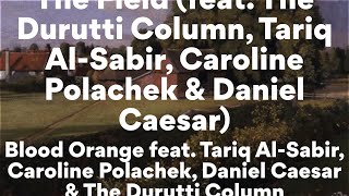 Blood Orange feat. Tariq Al-Sabir, Caroline Polachek, Daniel Caesar & The Durutti Column, The Field
