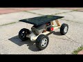 How to Make a Car - Mini Solar Powered Car - Easy to Build