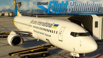 MSFS2020 - Full Approach to Antalya (LTAI) Localizer RWY18L - PMDG B737-800