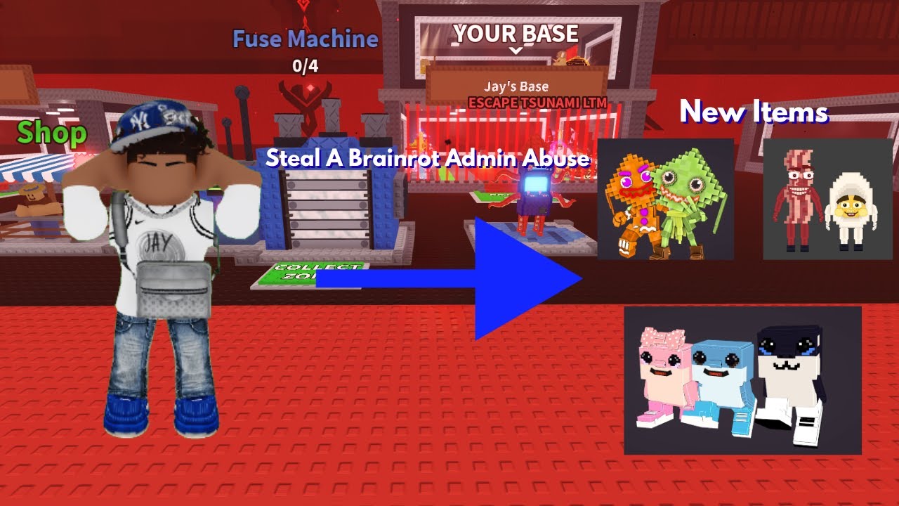 I Played My First Ever Admin Abuse In Steal A Brainrot And This Happened
