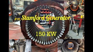 Motor Rewinding | 150 KW Stamford Generator Stator Part 1