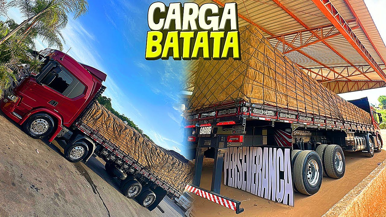 CARREGAMENTO DA BATATA NO INTERIOR, QUE CARGA TOP QUE FICOU ESSA !!!! 😍