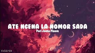 Ate Ngena La Nomor Sada ~ Peri Jonta Pinem (Lirik Lagu)