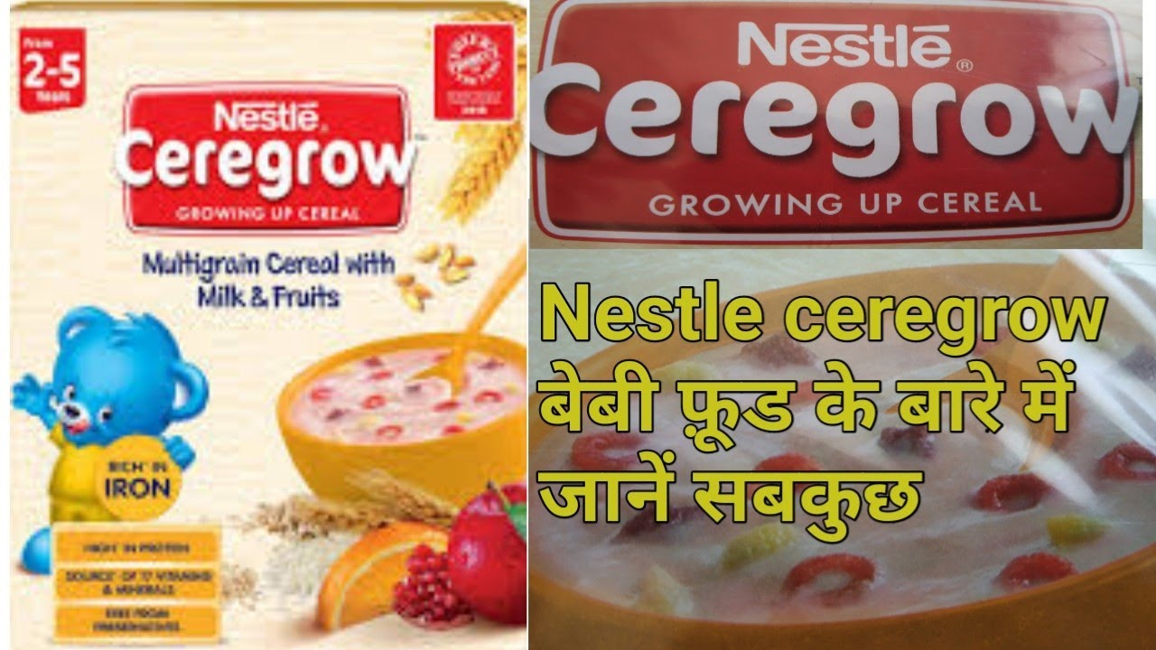 nestle ceregrow for 1 year old