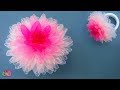 Пышный бант Георгин. Канзаши МК/Lush Bow Dahlia. DIY Kanzashi