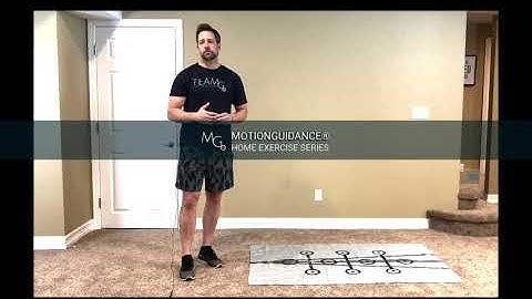 MotionGuidance® Knee Home Exercise set up