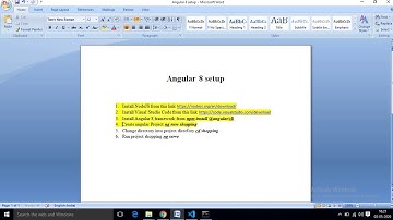Angular 8 Beginner tutorial -1- Setup