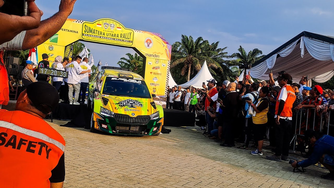 Ceremonial Start Sumatera Utara Rally 2024 | Kejuaraan Nasional Rally ...