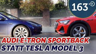 Audi e-tron 55 Sportback Quattro - 2 Wochen Audi statt Tesla - 163 Grad