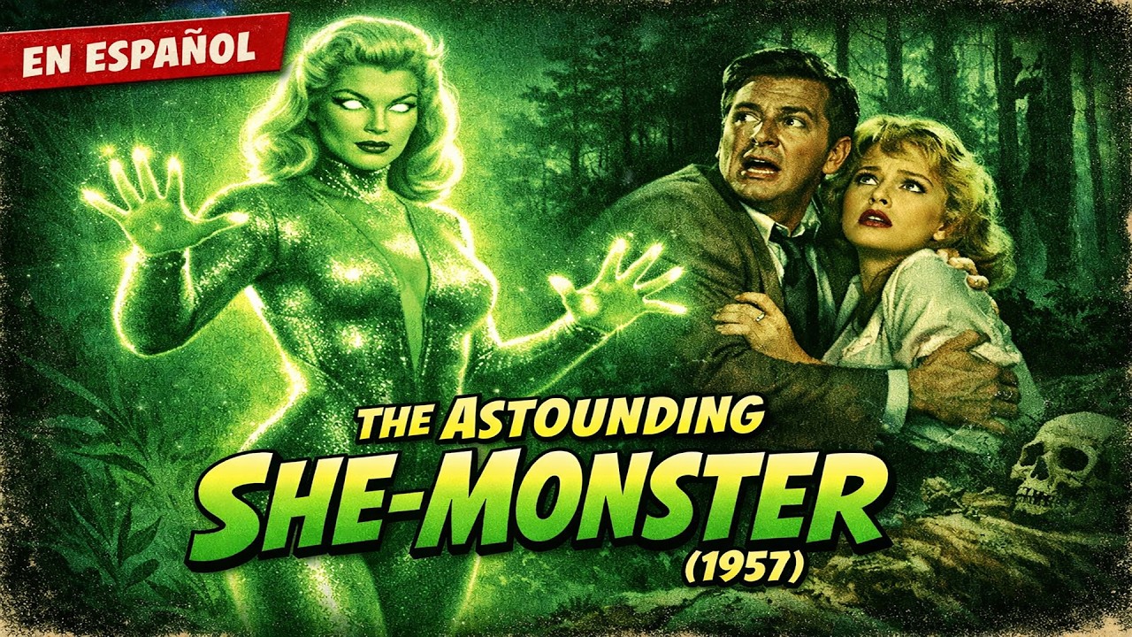 The Astounding She-Monster (1957) | Classic Alien Horror Movie | En Español
