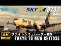 【MSFS2024】リアル!最新鋭のスカイマークB737MAX8で羽田から新千歳へ - iFly737 - RTX5070ti 4K【Microsoft Flight Simulator 2024 】