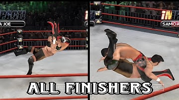 TNA Impact! Cross The Line - All Finishers(PSP/PPSSPP)