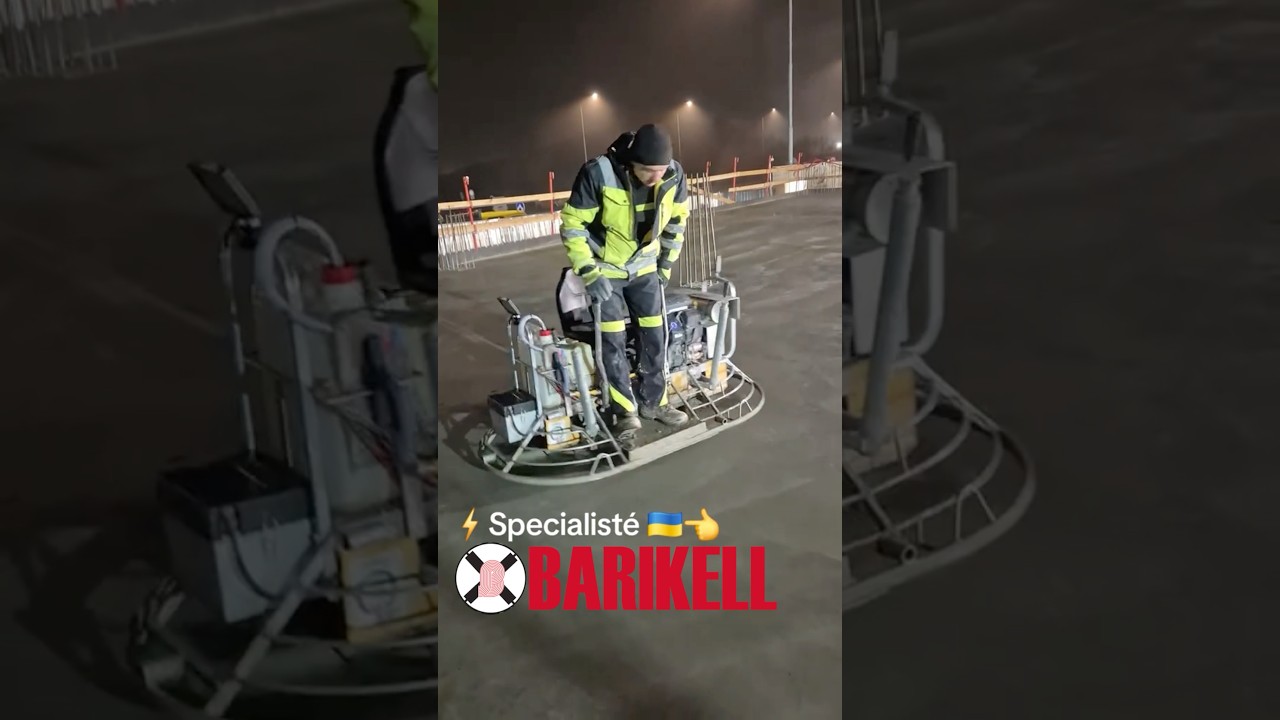 #Barikell двуроторна затирочна машина MK8-90 з мотором K&ouml;hler #промисловіпідлоги #concretefloors