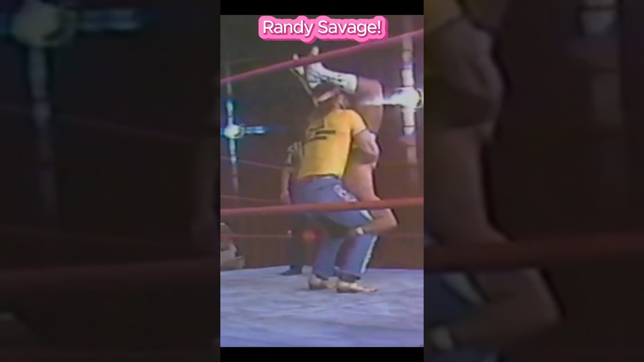 Rare Randy Savage footage!