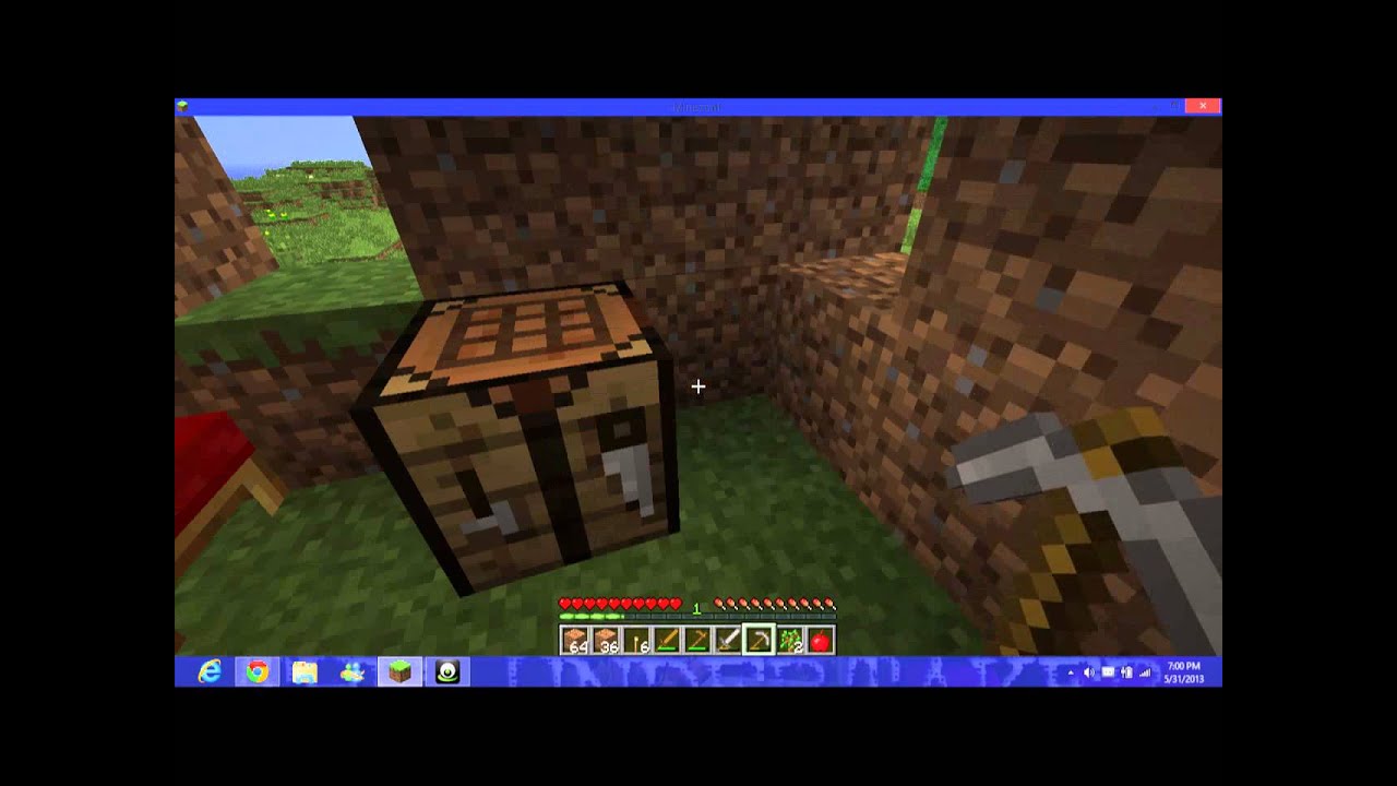 minecraft mining some stuff - YouTube