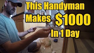 Handyman Makes $1000 in One Day | How He Does it | THE HANDYMAN |