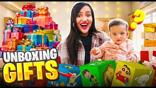 Opening ASHER&#39;S Expensive Festive Gifts🤪 (Gold, Toys, Chair, Etc.)
