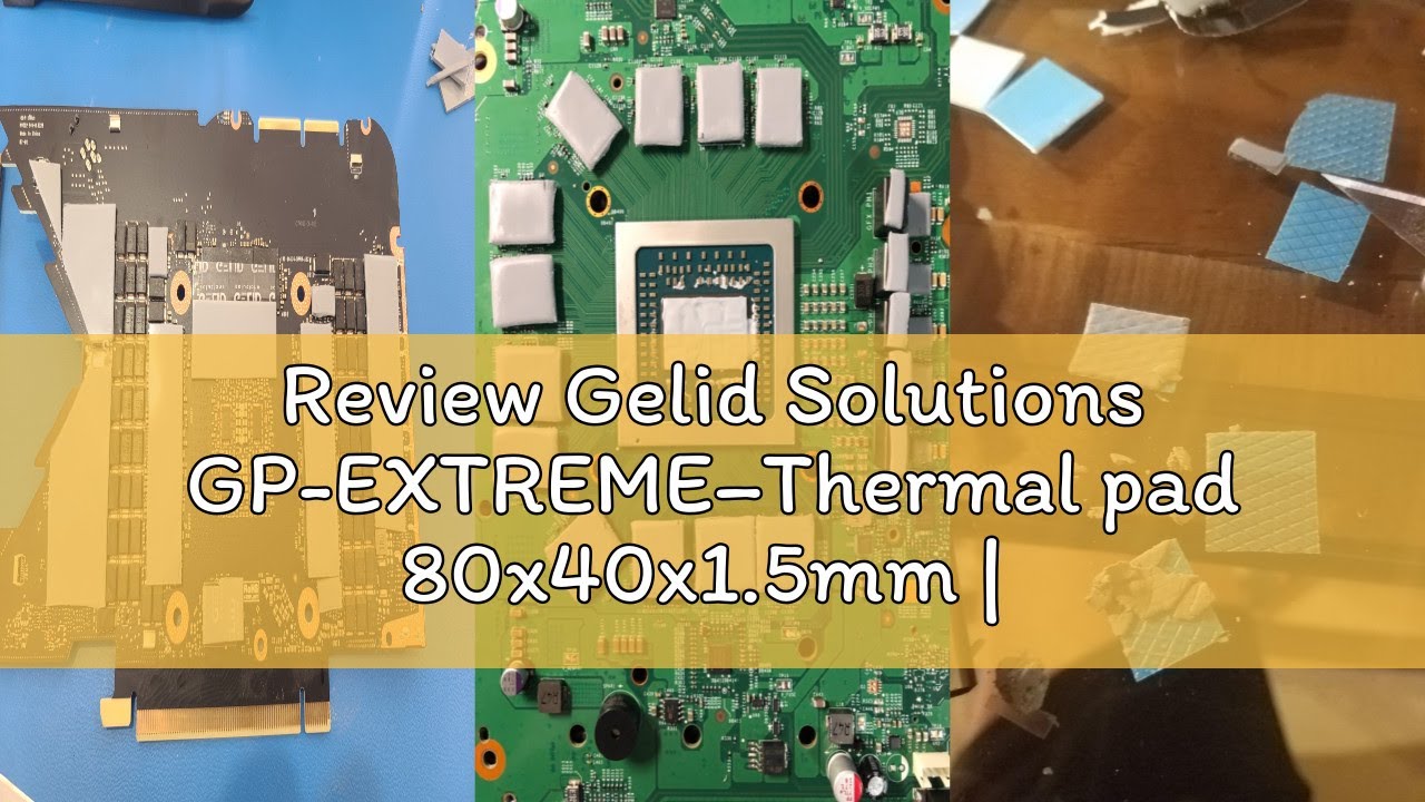 Review Gelid Solutions GP-EXTREME–Thermal pad 80x40x1.5mm | Excellent heat conduction | Ideal Gap Fi