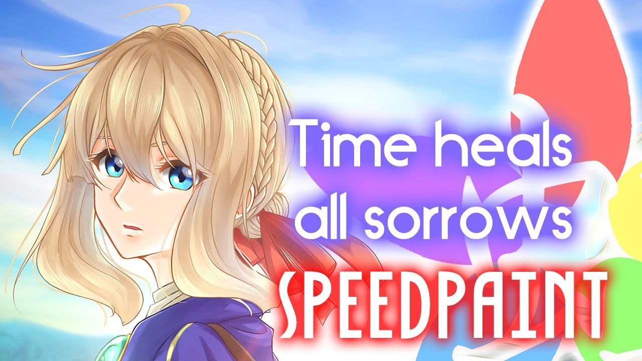Speedpaint - Time heals all sorrows (Violet Evergarden Fanart)